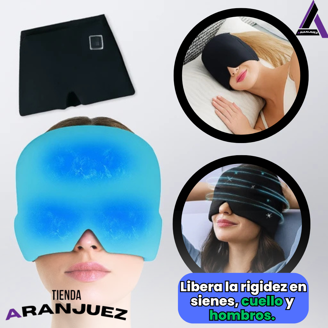 Antifaz Anti-Migraña. Enfocado en Ti: Alivia Sienes, Frente y Ojos al Momento