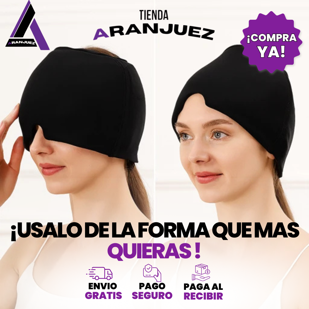 Antifaz Anti-Migraña. Enfocado en Ti: Alivia Sienes, Frente y Ojos al Momento