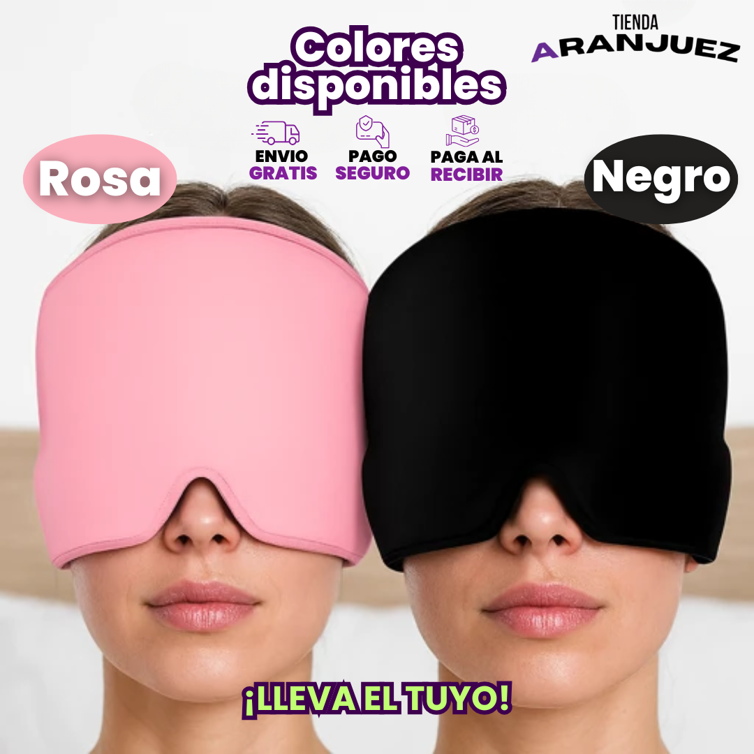 Antifaz Anti-Migraña. Enfocado en Ti: Alivia Sienes, Frente y Ojos al Momento