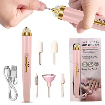 Pulidor de Uñas Profesional Recargable con Luz LED